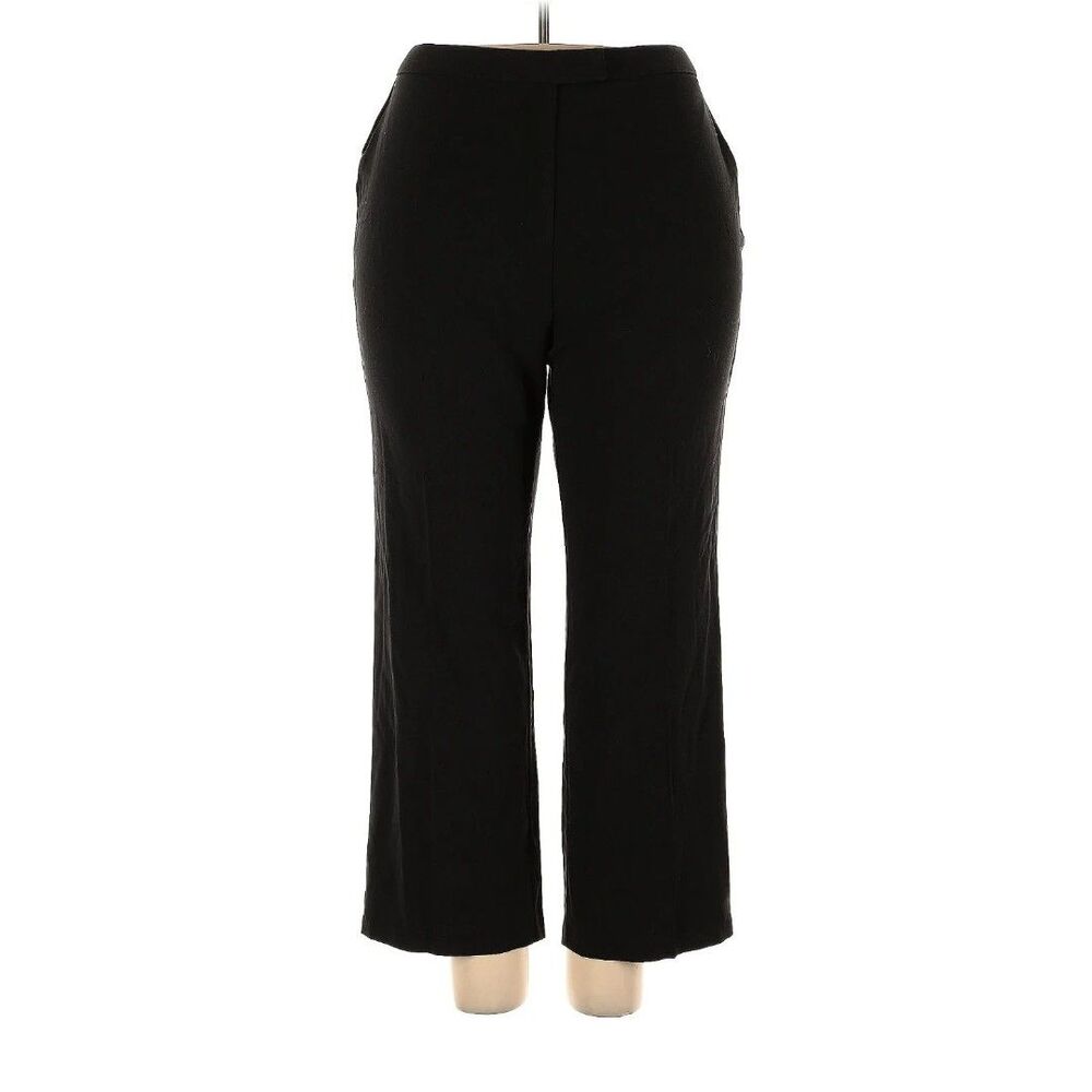Sag Harbor Stretch Petite Womens Pants Black 10p